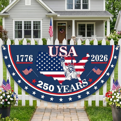 American Flag - America 250th Anniversary Non - Pleated Fan Flag