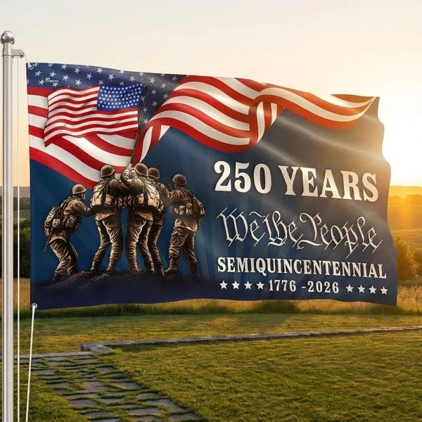 American Flag, 250 Years We The People Semiquincentennial Grommet Flag