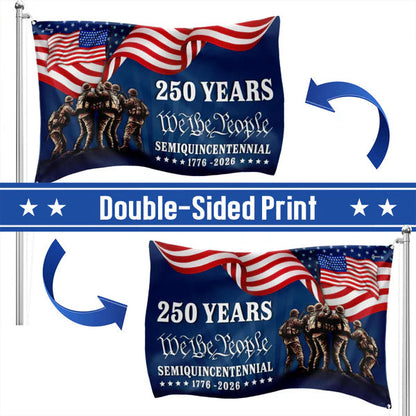 American Flag, 250 Years We The People Semiquincentennial Grommet Flag