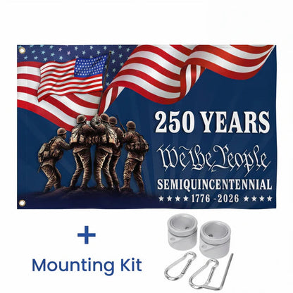 American Flag, 250 Years We The People Semiquincentennial Grommet Flag